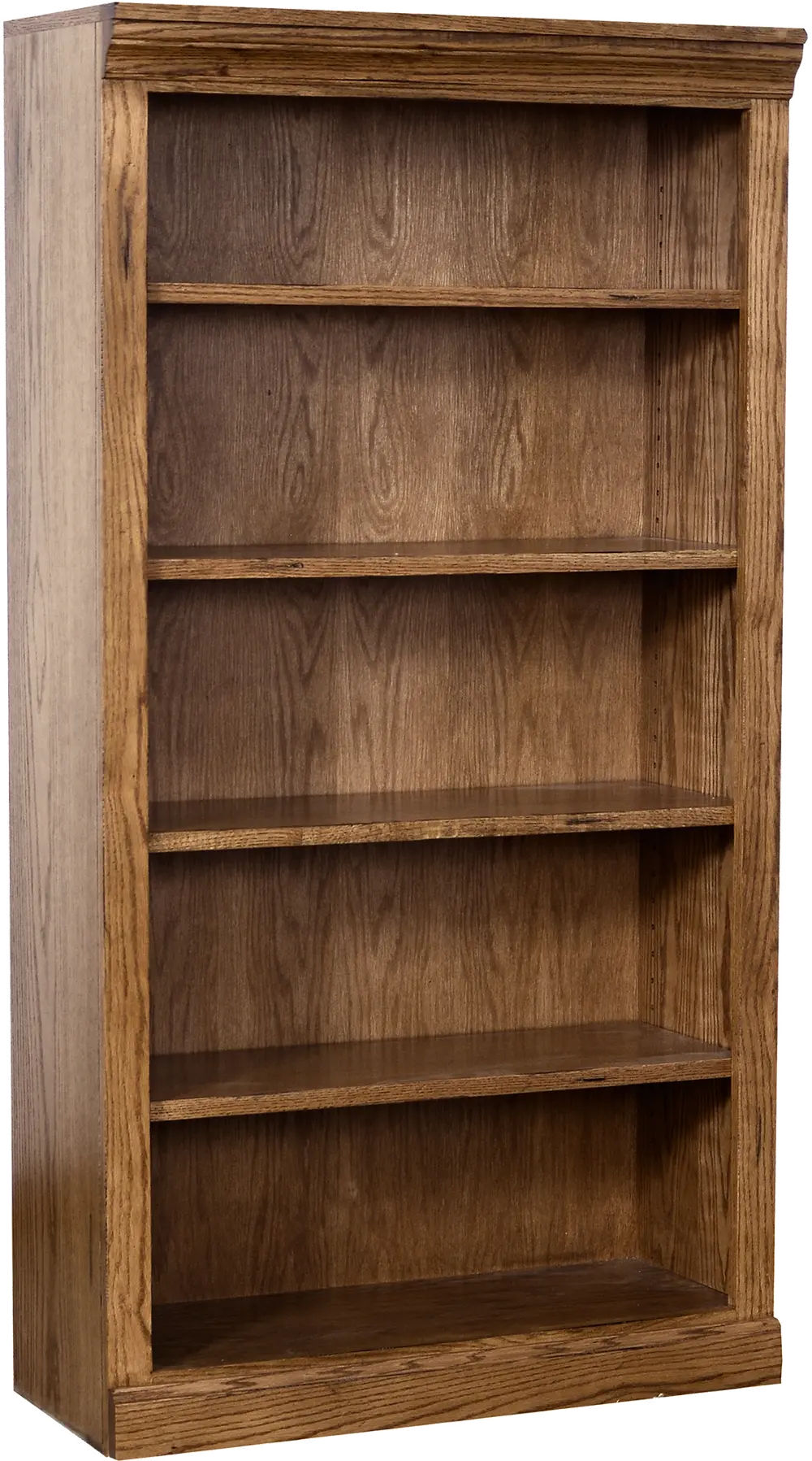 Jackson Rustic Oak 60 Inch Bookcase-1