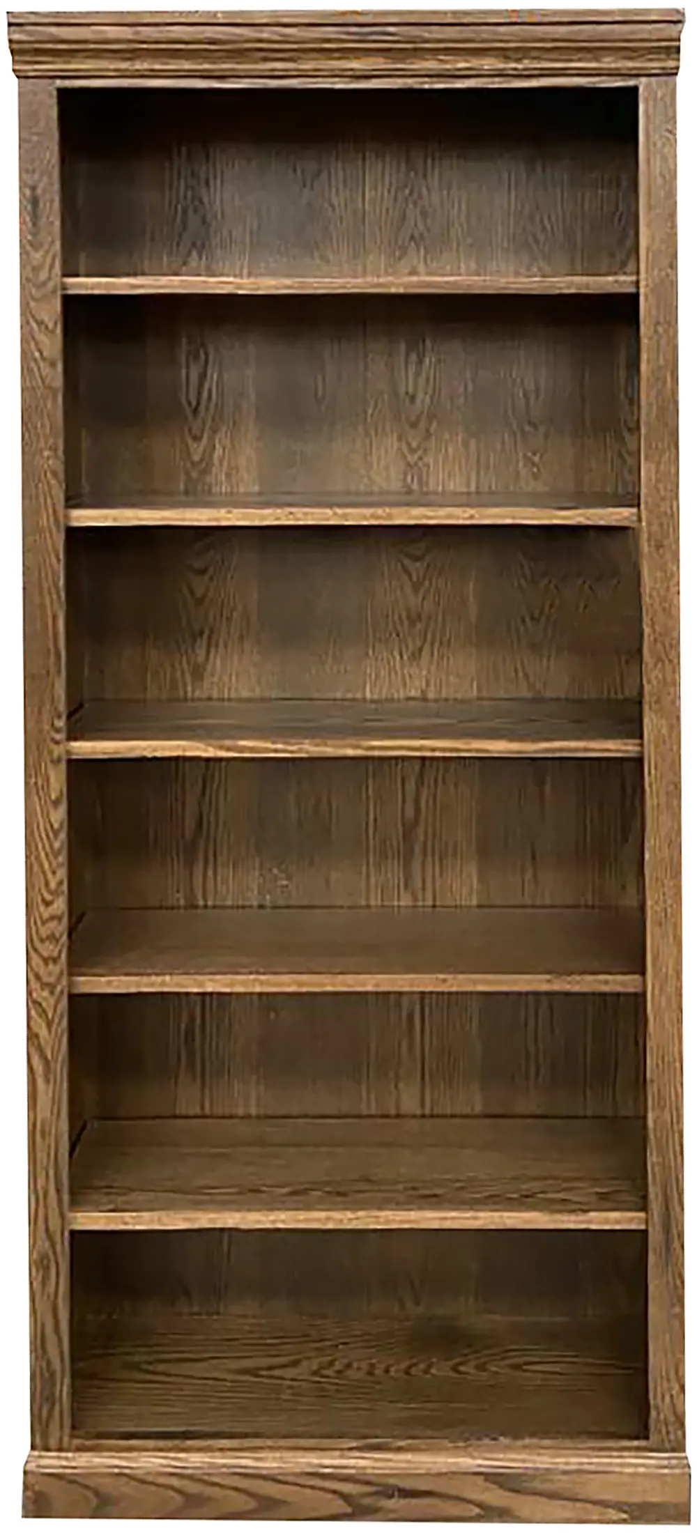 Jackson Rustic Oak 72 Inch Bookcase-1