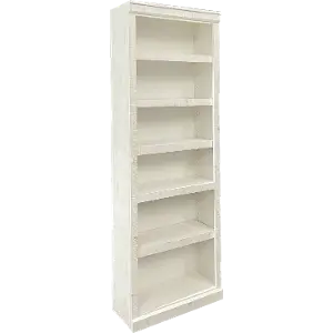 84 inch store white bookcase