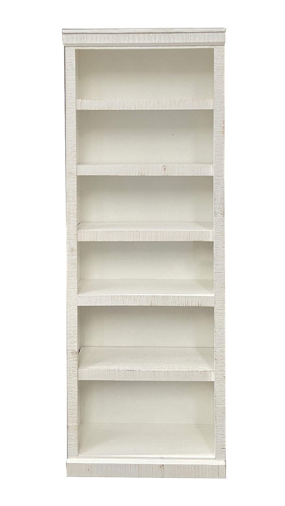 Delta 84" White Bookcase
