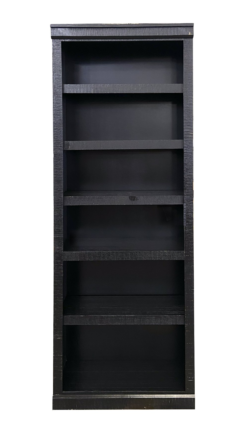 Delta 84" Black Bookcase