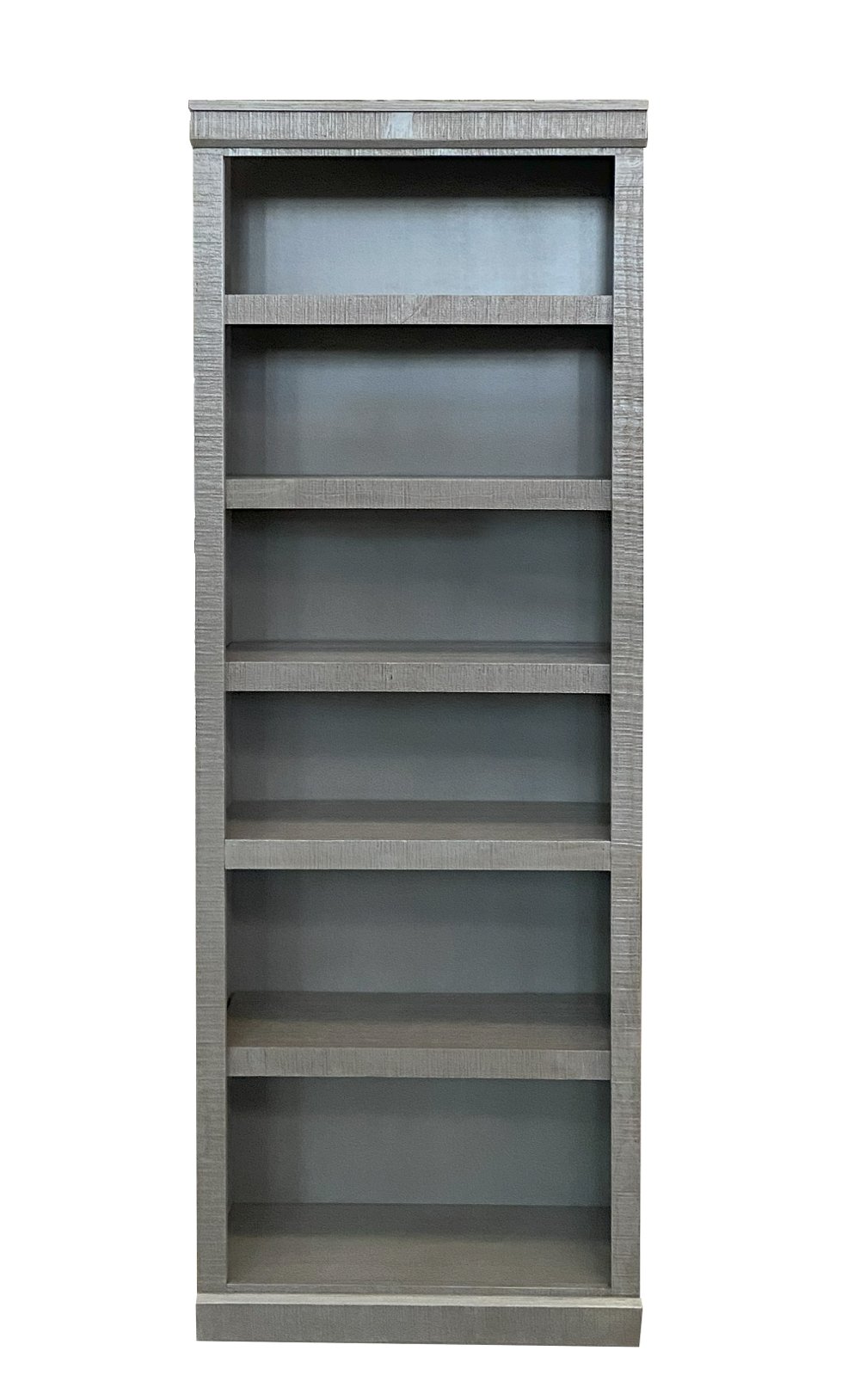 Delta 84" Gray Bookcase