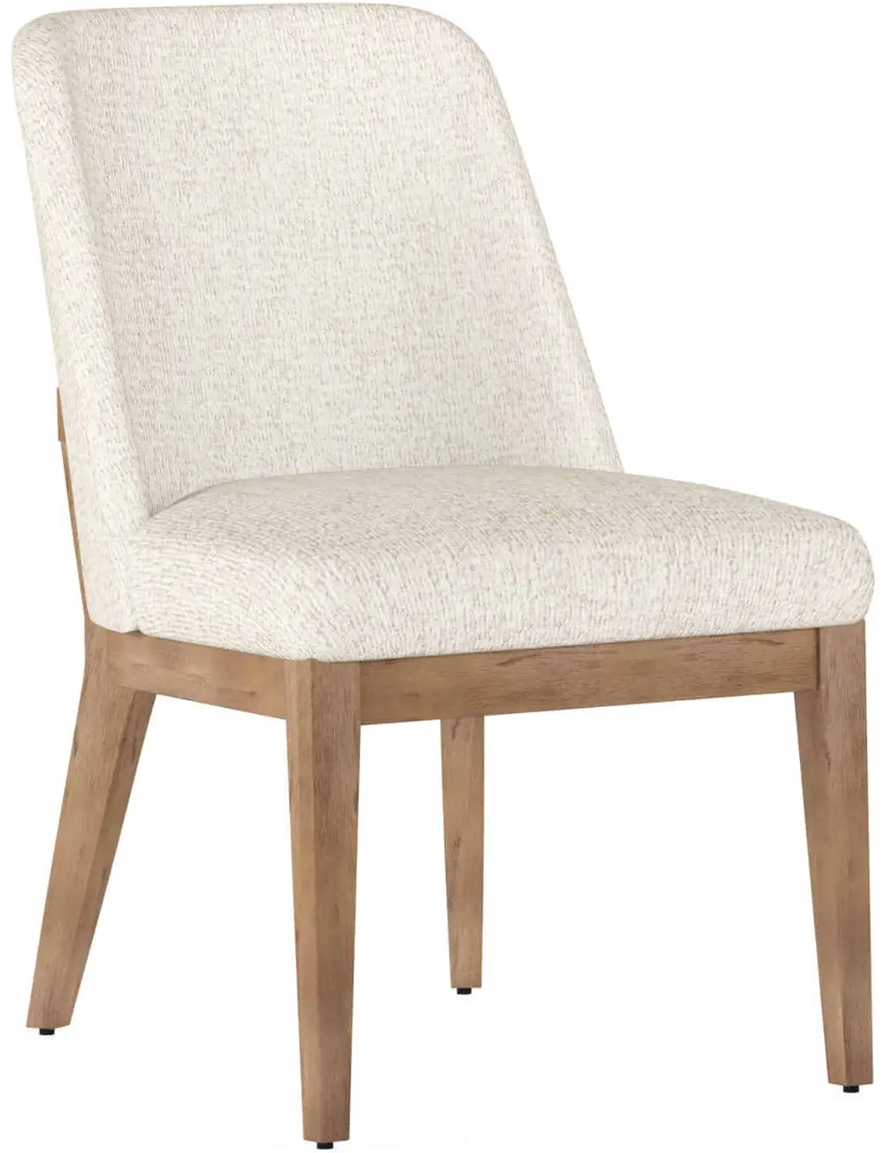 Portico Oak and White Upholstered Side Chair-1