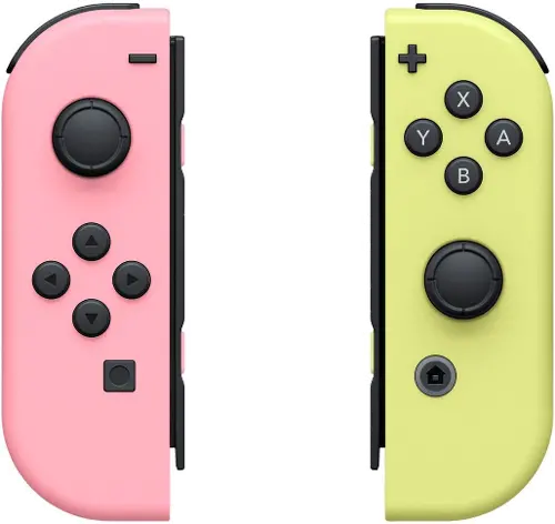 Nintendo Joy-Con Pastel Pink/Pastel Yellow | RC Willey Nintendo Joy-Con Pastel Pink/Pastel Yellow | RC Willey