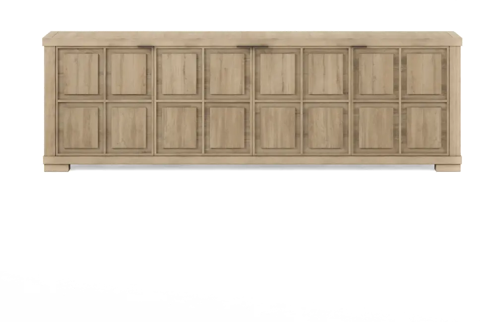Geneva 94  Tan Embossed TV Stand-1