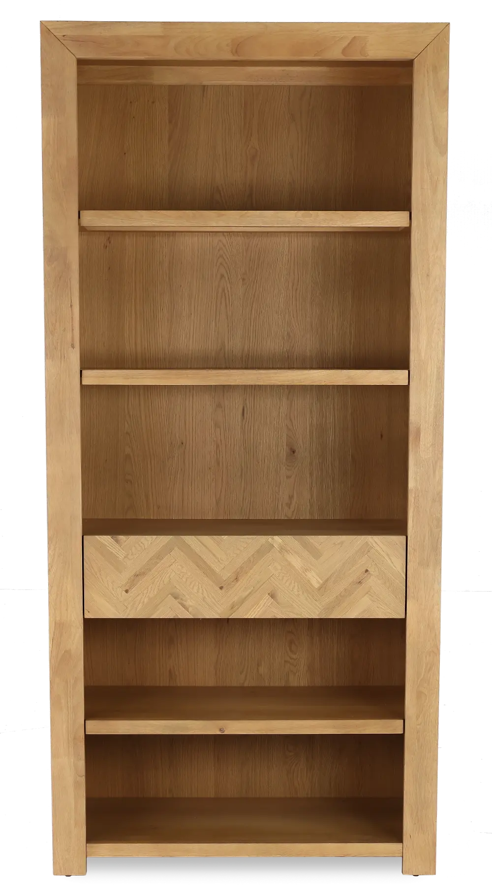 Geneva Ash Embossed Bookcase-1