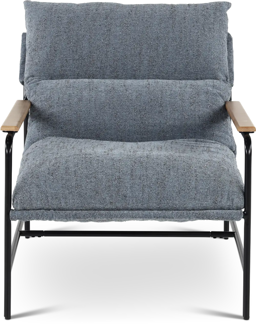 Mellow Steel Blue Accent Chair-1