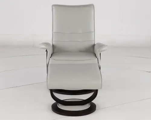 Urban Fog Euro Chair and Ottoman
