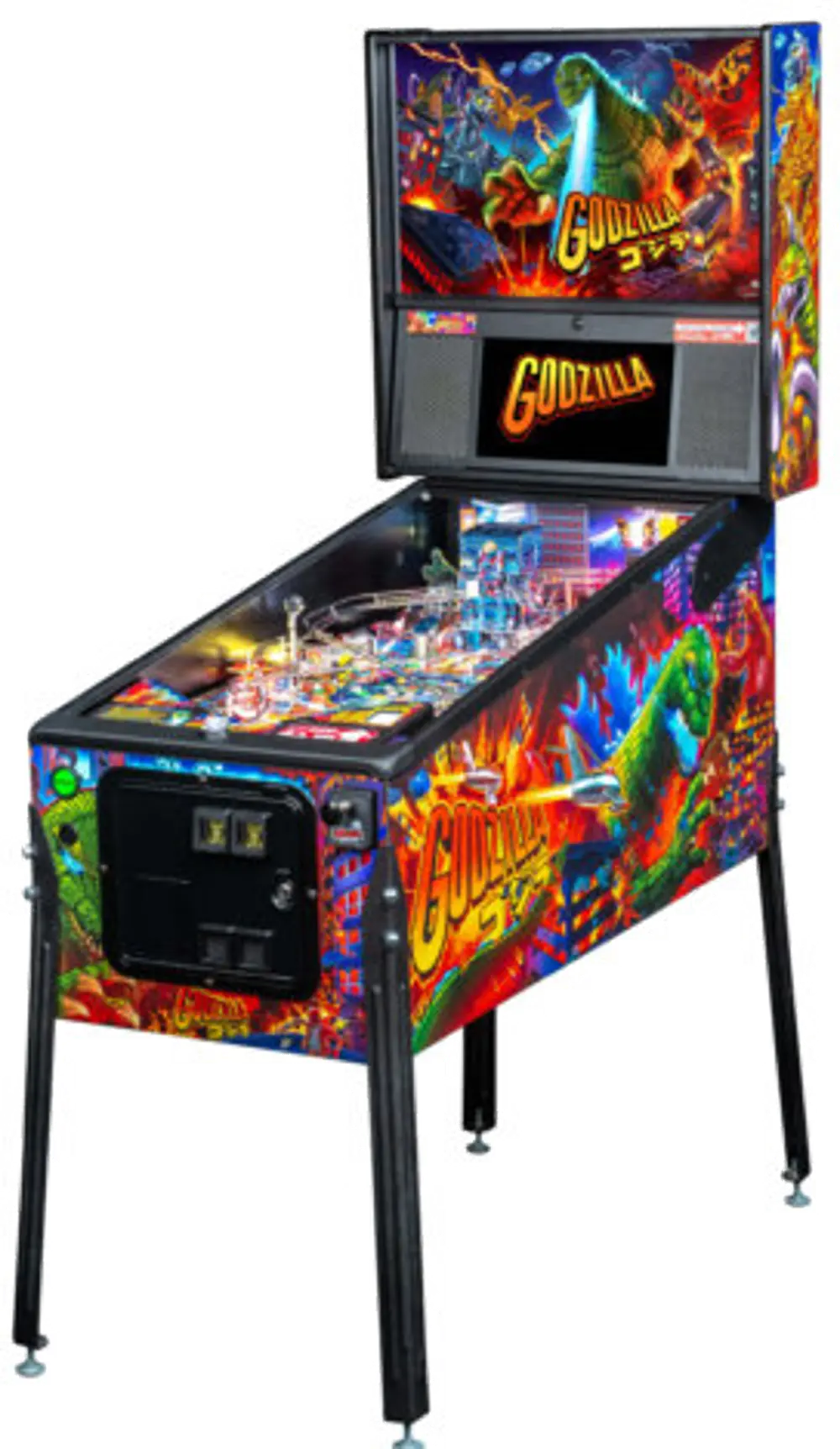 500-55T5-01 Stern Pinball Godzilla Pro Pinball Machine-1