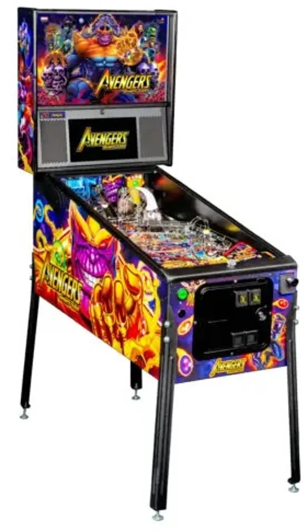 500-55R3-01 Stern Pinball Avengers Premium Pinball Machine-1