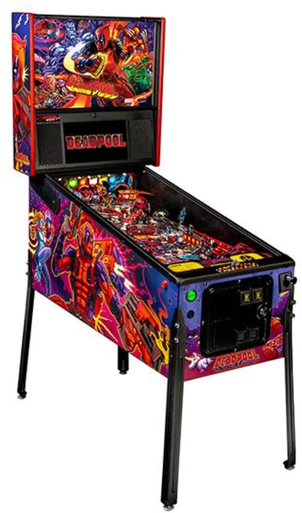 500-55K1-01 Stern Pinball Deadpool Pro Pinball Machine-1
