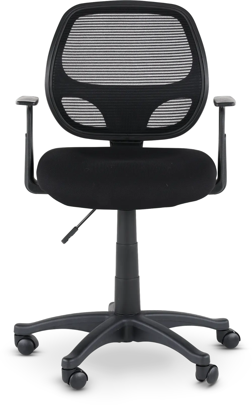 Black Mesh Swivel Office Chair-1