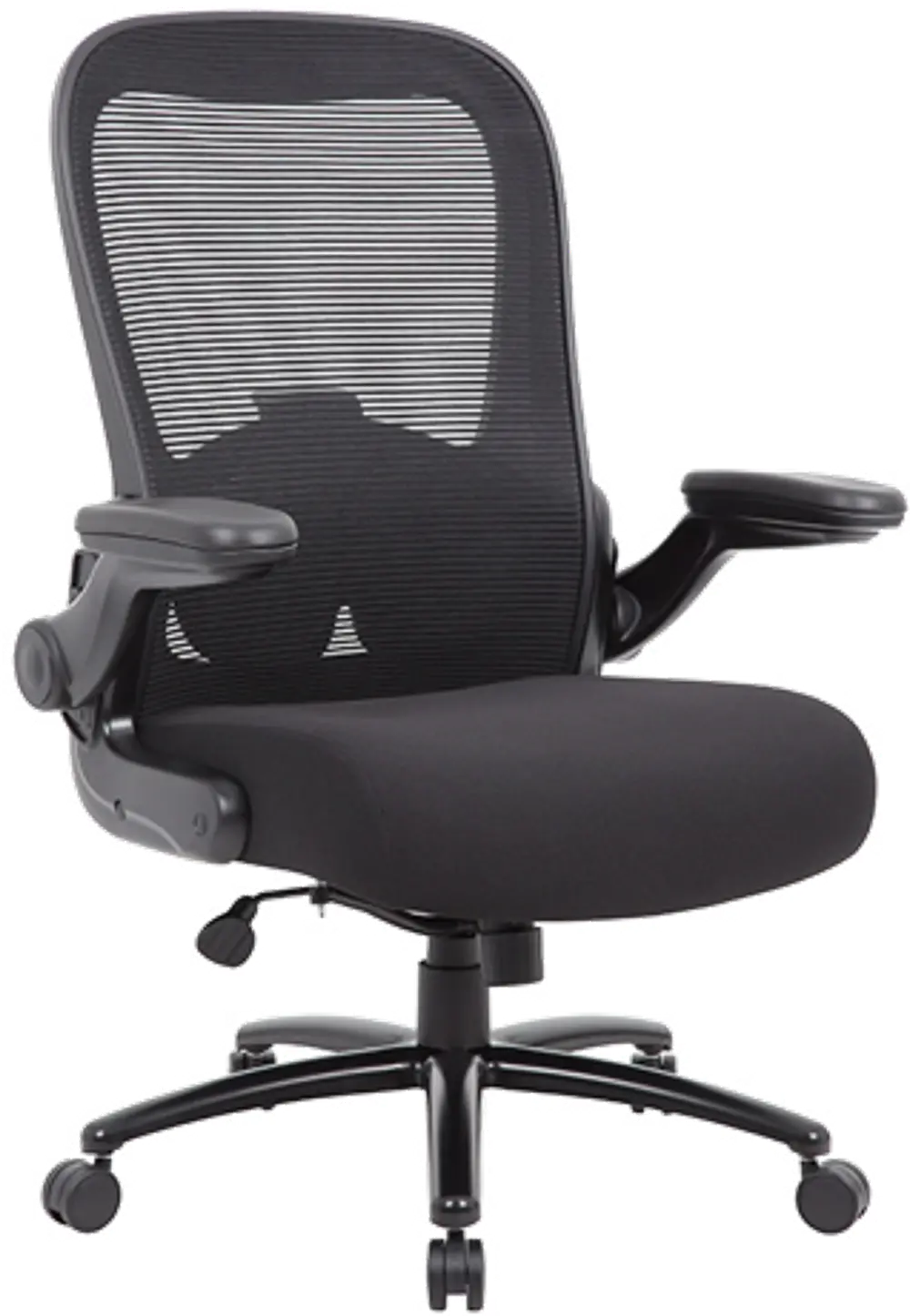 Heavy Duty Black Mesh Office Chair-1