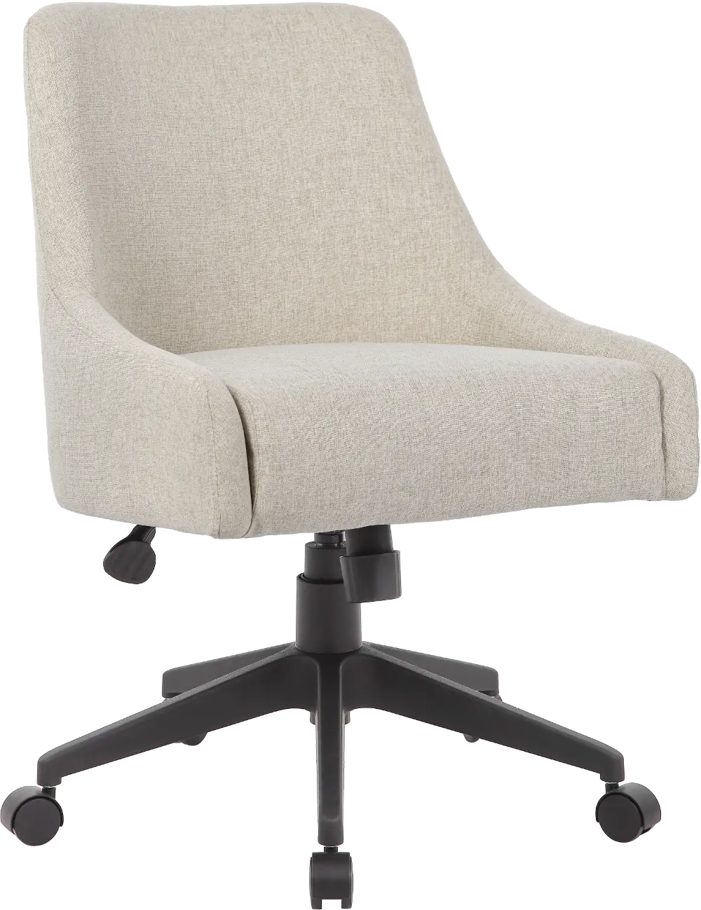 Boyle Tan Upholstered Office Swivel Chair-1