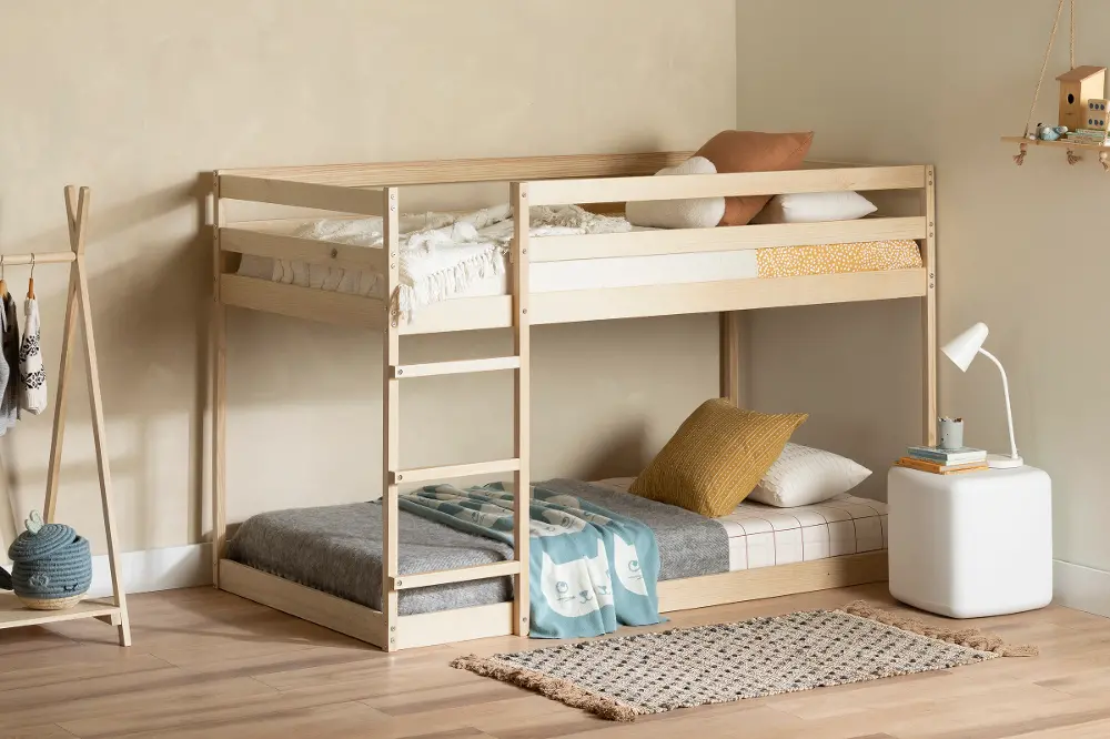 14152 Sweedi Natural Twin Bunk Bed - South Shore-1