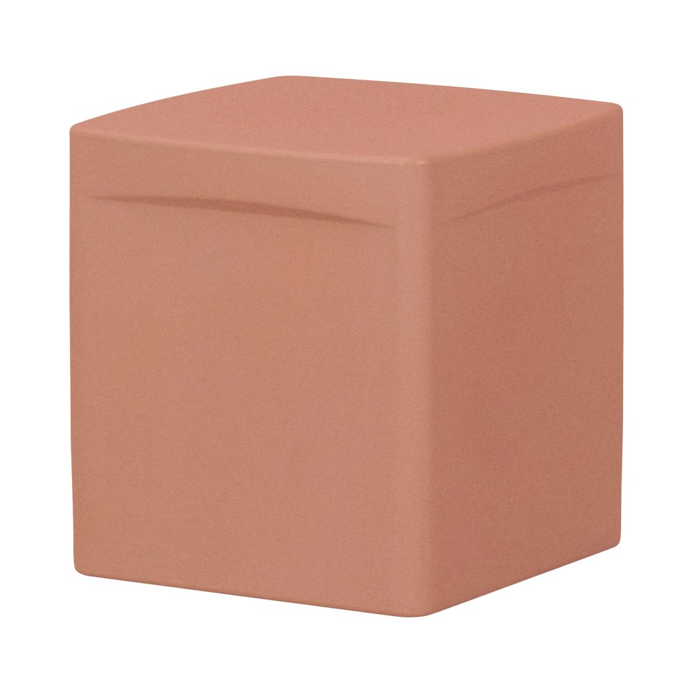 Dalya Burnt Orange Square Outdoor Side Table