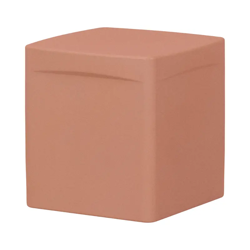 Dalya Burnt Orange Square Outdoor Side Table