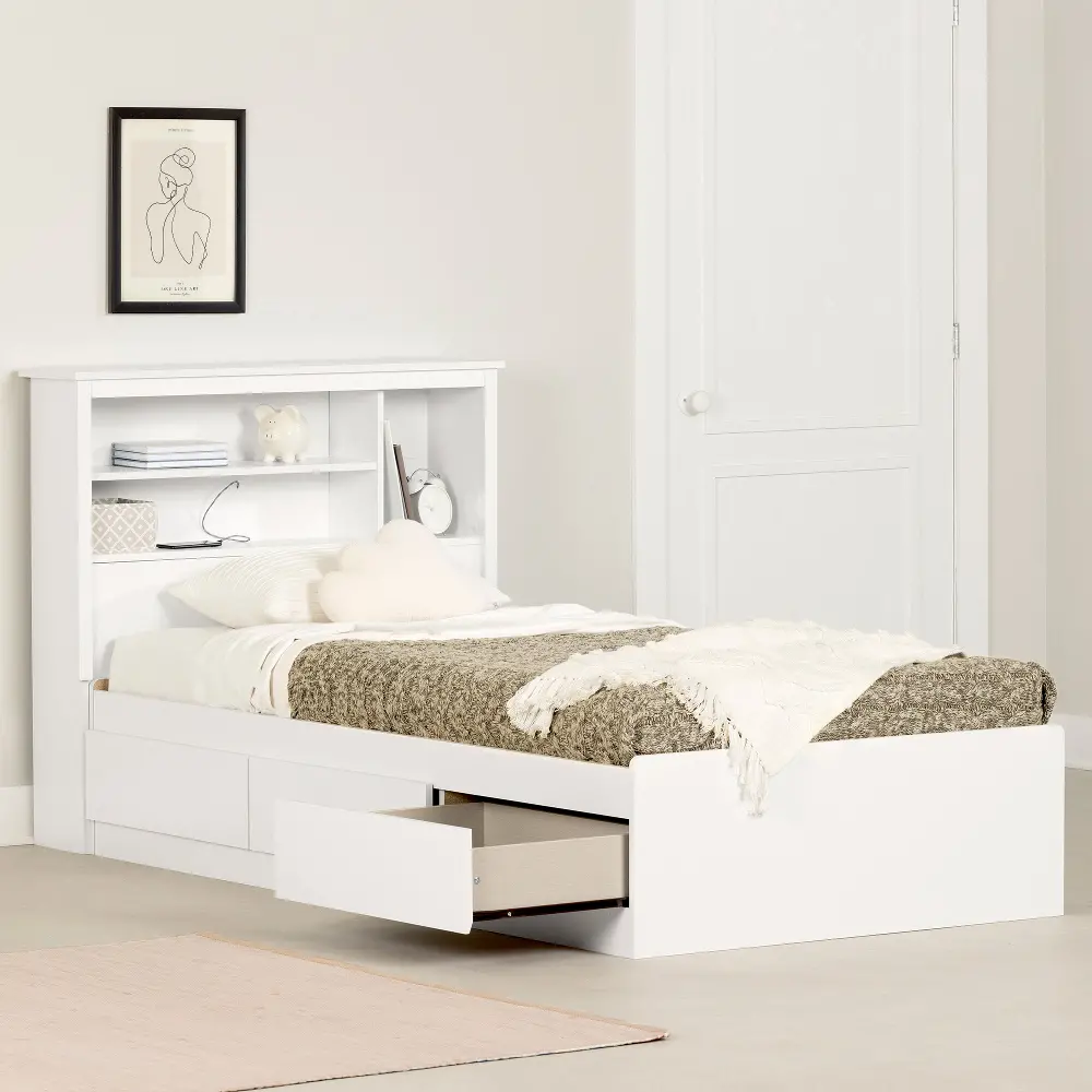 Gramercy White Twin Bed And Headboard Set South Shore RC Willey   Gramercy White Twin Bed And Headboard Set   South Shore Rcwilley Image1~1000.webp