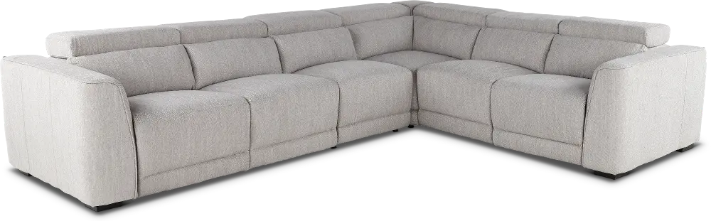Noho Bisque 4-Piece Power Reclining Sectional-1
