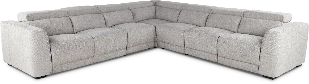 Noho Bisque 5-Piece Power Reclining Sectional-1