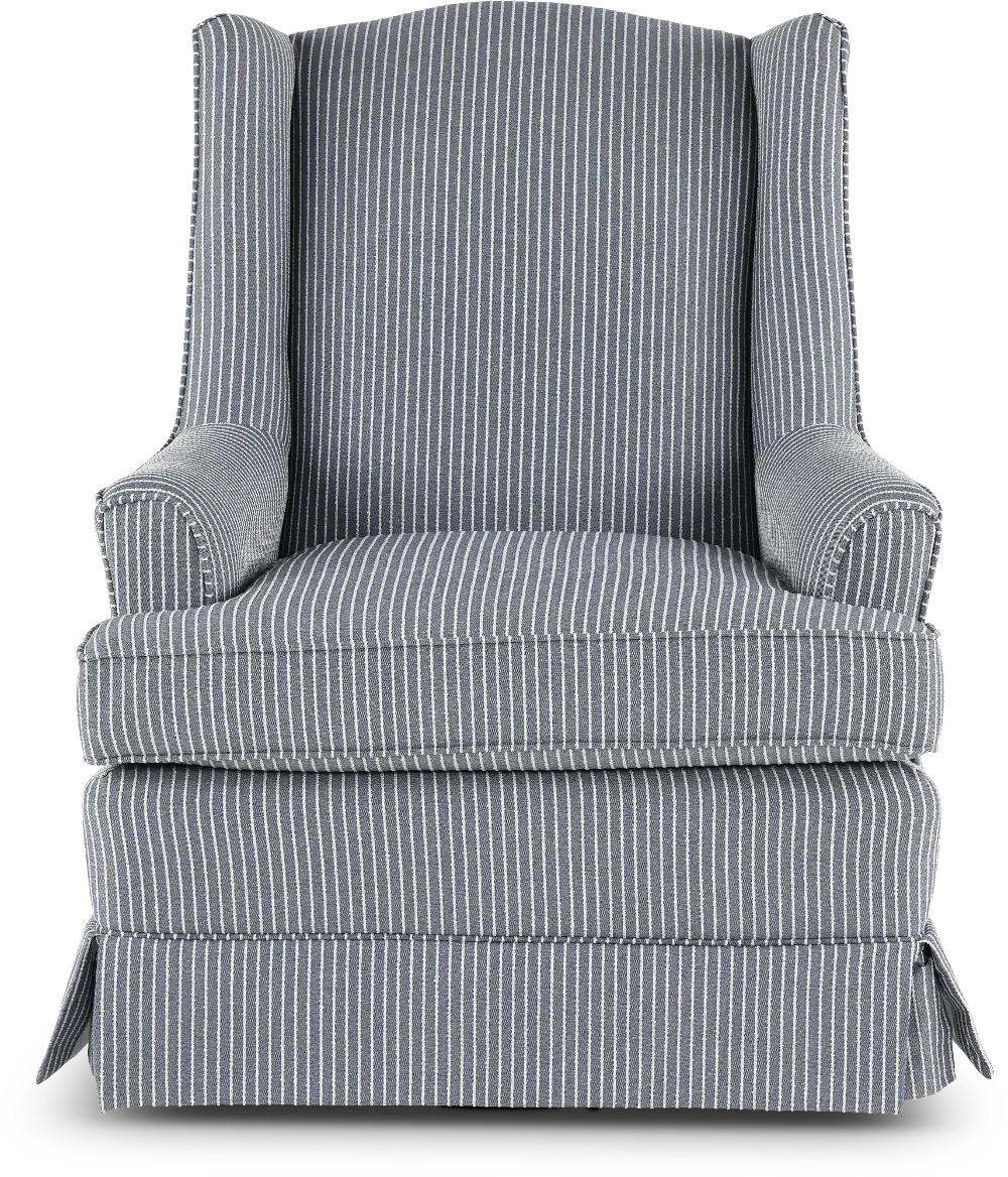 Natasha Chambray Swivel Glider-1