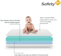 Safety first 2 2024 in 1 crib mattress