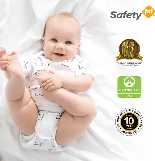 Safety 1st 2-in-1 Baby Crib & Toddler Bed Mattress with Waterproof