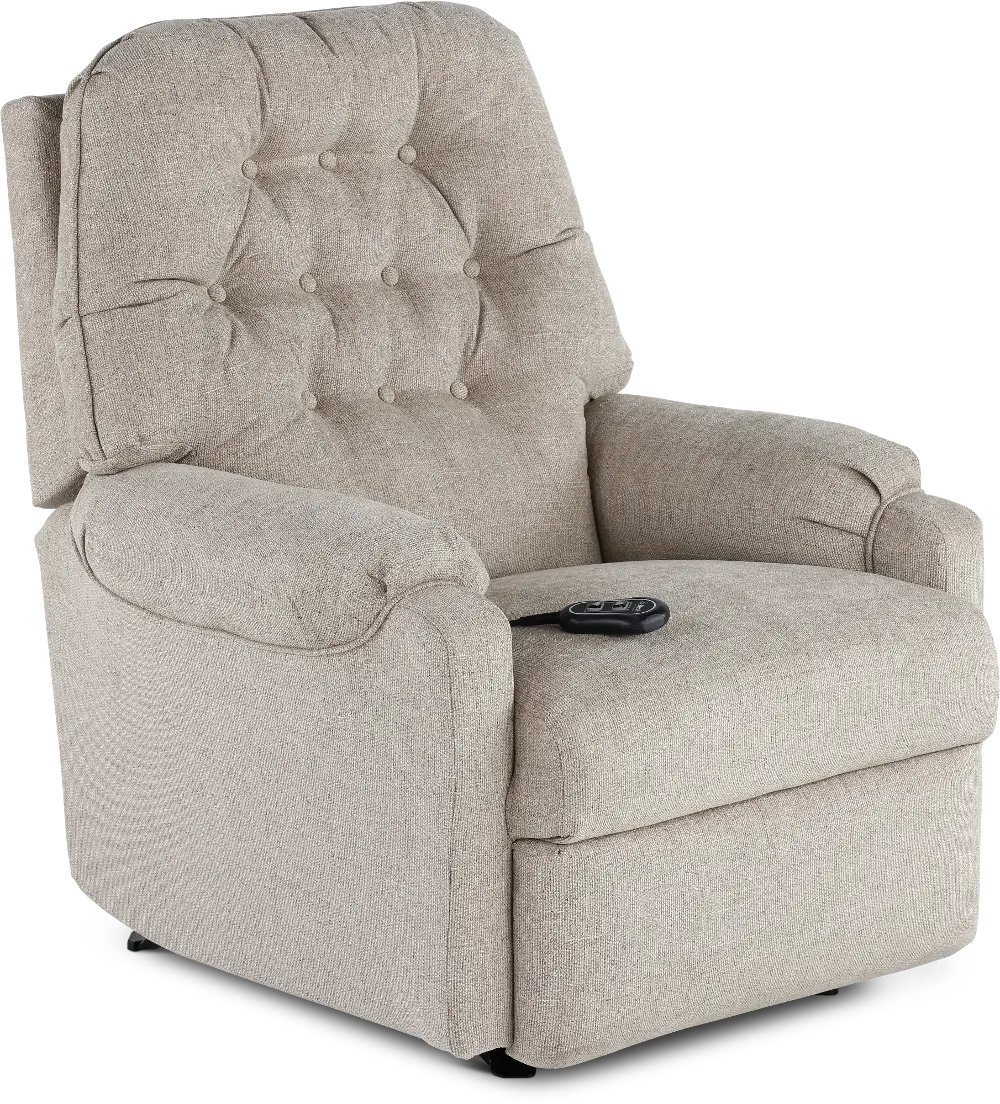 Sondra Praline Beige Power Recliner-1