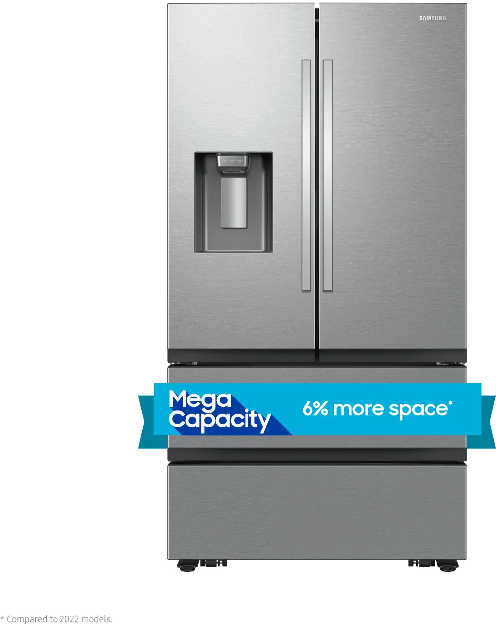 Best 30 Cu Ft French Door Refrigerator Samsung 30 cu ft Mega Capacity 4-Door French Door Refrigerator