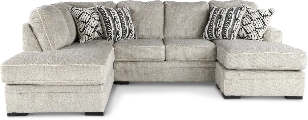 Calnita Sisal Beige 2 Piece Sectional-1