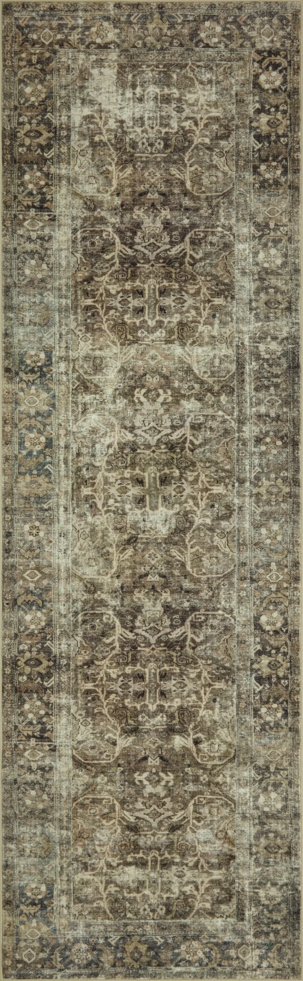 SIN-O1MHPEBTA2.3X9.6 Sinclair Antique Pebble Taupe 10 Foot Runner-1