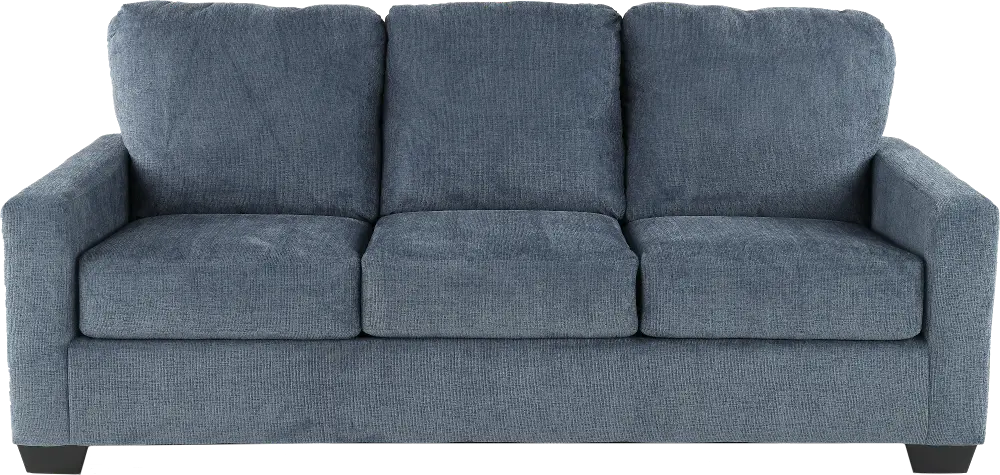 Rannis Navy Blue Queen Sleeper Sofa-1