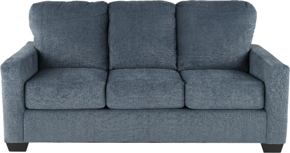 Rannis Navy Blue Full Sleeper Sofa-1