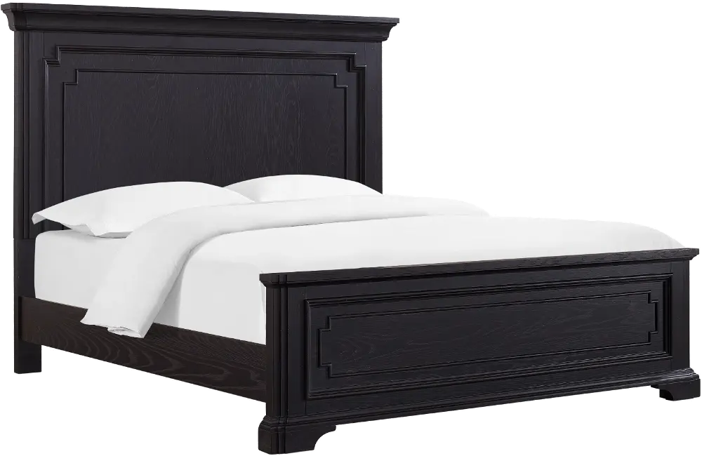 Lakeshore Black Queen Bed-1