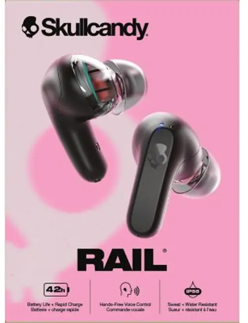 Skullcandy Rail Bluetooth Earbuds with Charging Case RC Willey