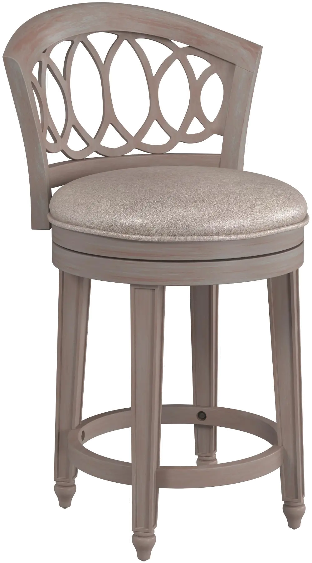 Adelyn Gray Wash Counter Height Swivel Stool-1