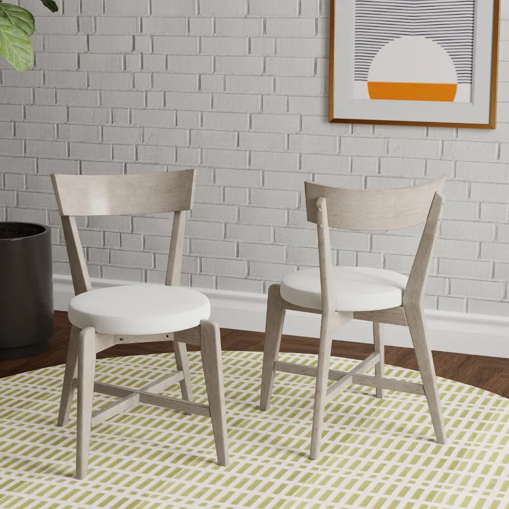 Mayson Gray Wood Dining Chair, Set of 2-1