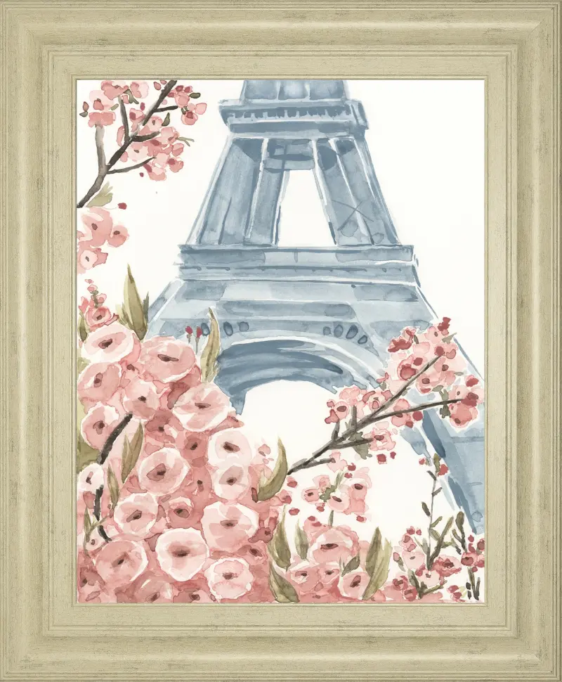 Paris Cherry Blossom Frame Art