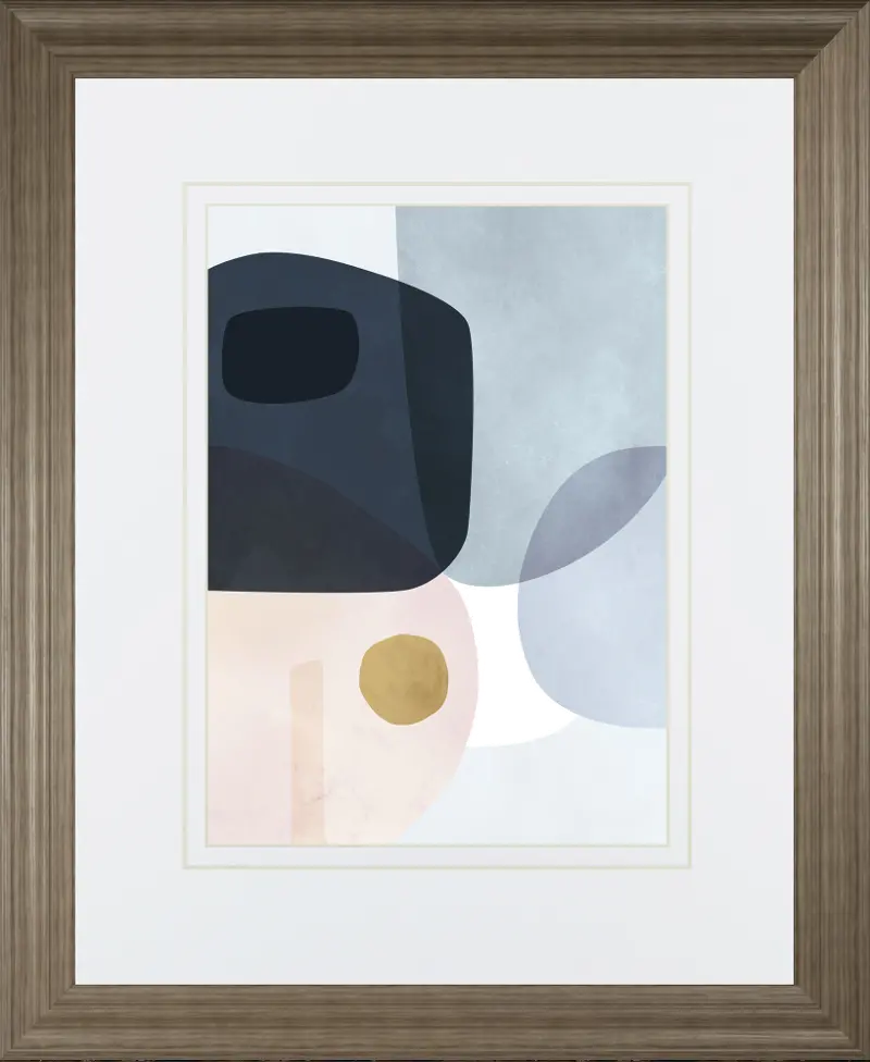 Gold Monde I Framed Art
