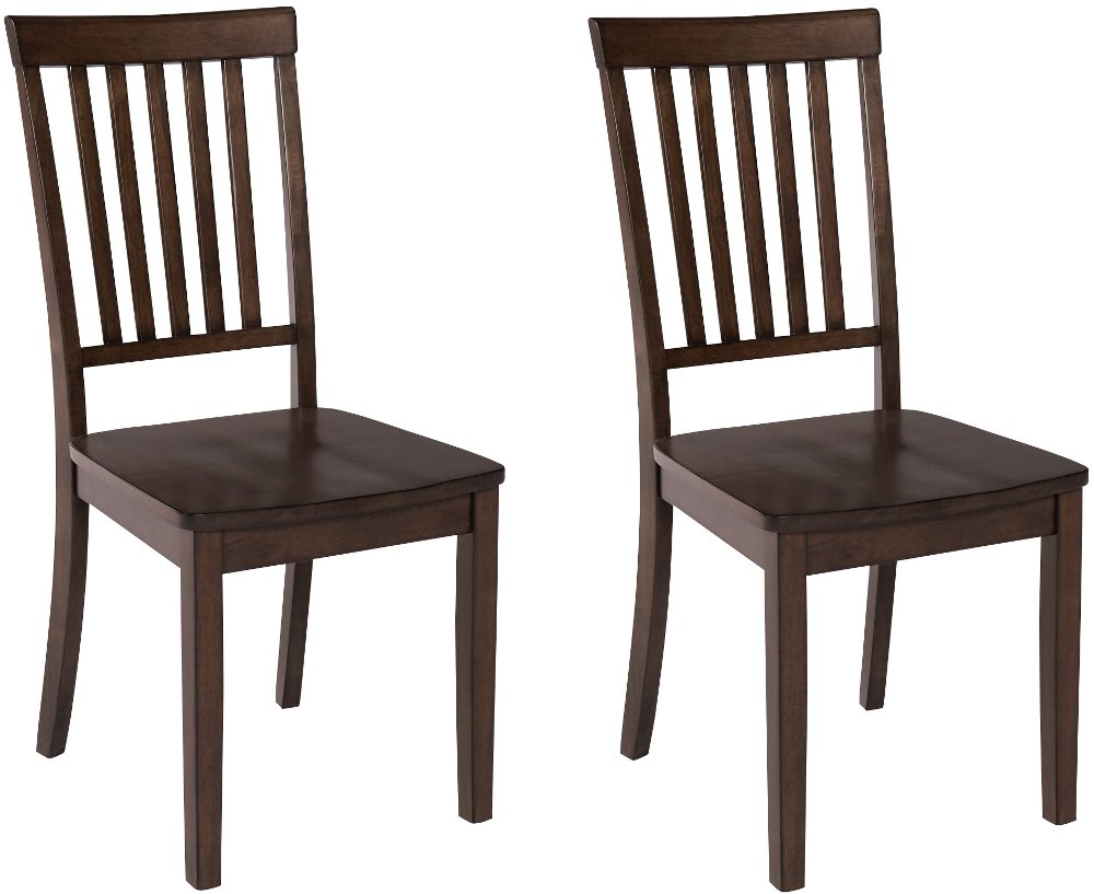 113335113 Simplicity Dark Brown Dining Chair, Set of 2 sku 113335113