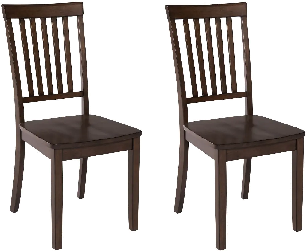 Simplicity Dark Brown Dining Chair, Set of 2-1