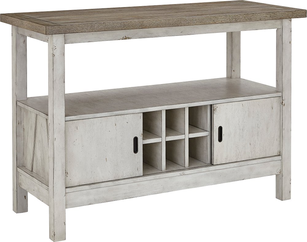 113335164 Mount Pleasant Gray and Cream Buffet Server sku 113335164