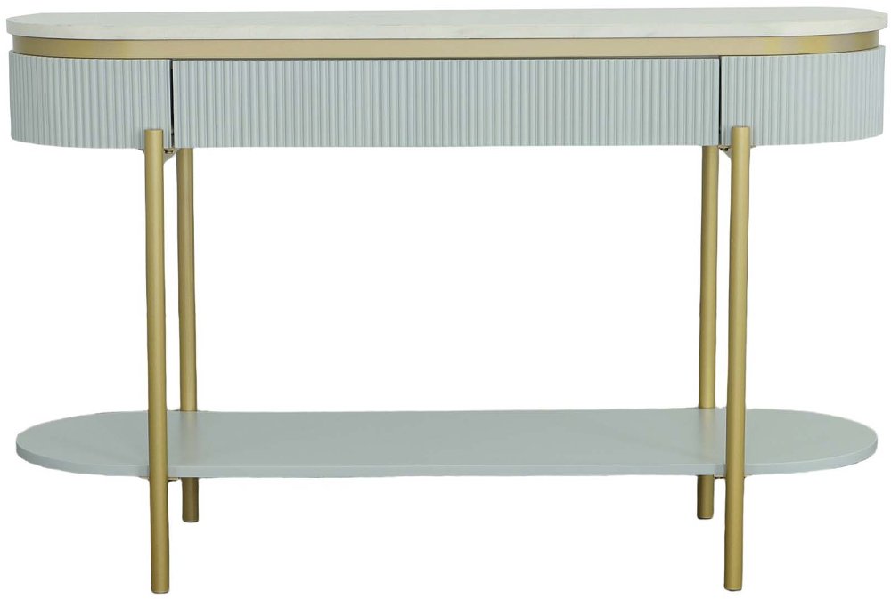 113335237 Deco White Console Table sku 113335237