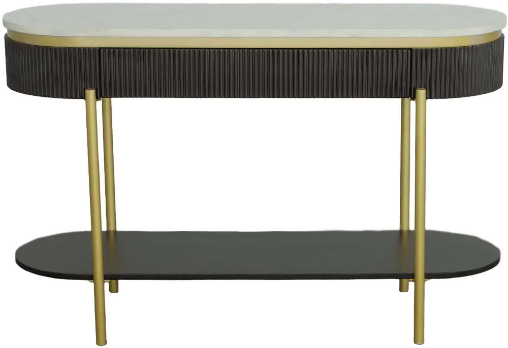 Deco Black Console Table-1