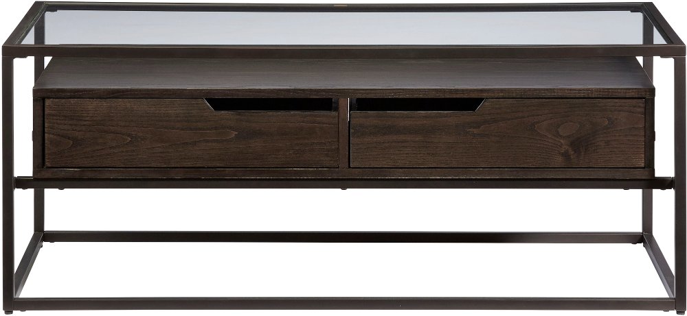 113335288 Presidio Dark Brown Coffee Table sku 113335288