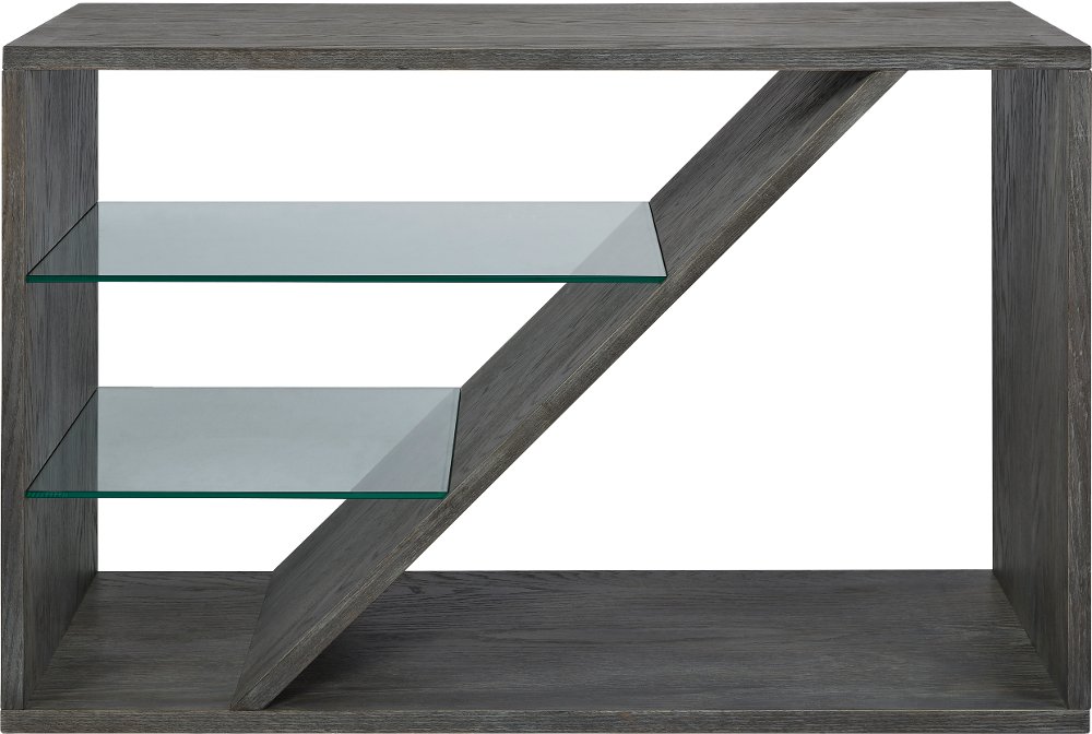 113335326 8th Street Gray Console Table sku 113335326