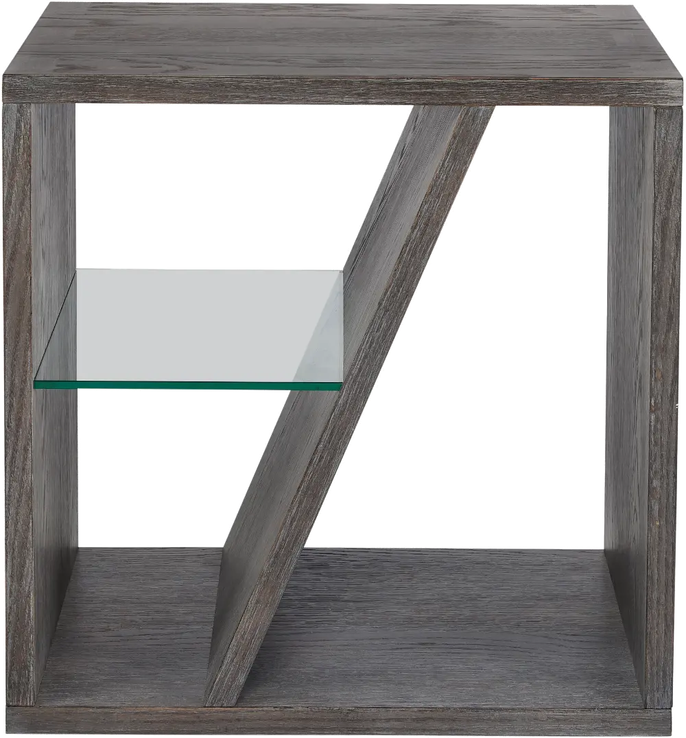 8th Street Gray Chairside Table-1