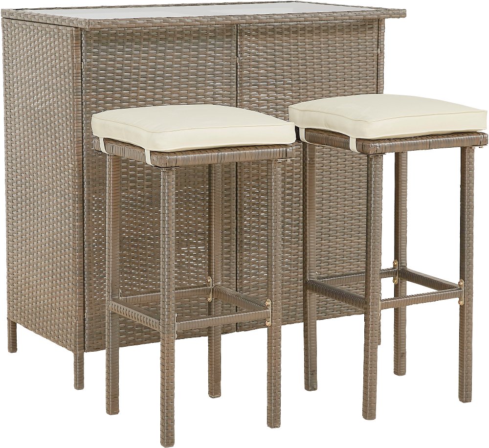 Fiesta 3 pc Outdoor Bar Set