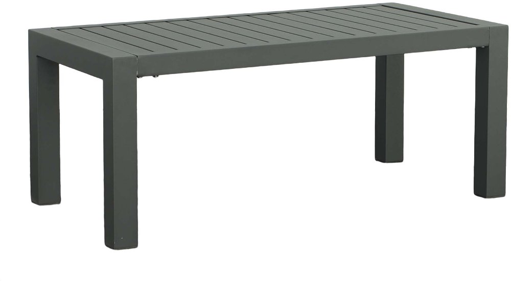 Edgewater Black Aluminum Cocktail Table