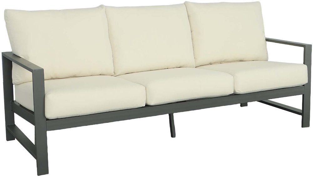 113335458 Edgewater Cream Outdoor Sofa sku 113335458